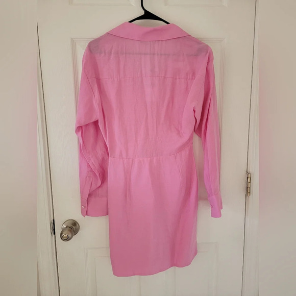 Zara Pink Draped Dress NWT - Picture 12 of 13